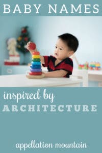 architecture baby names
