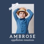 Baby Name Ambrose: Adventurous Gent