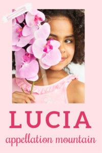 baby name Lucia