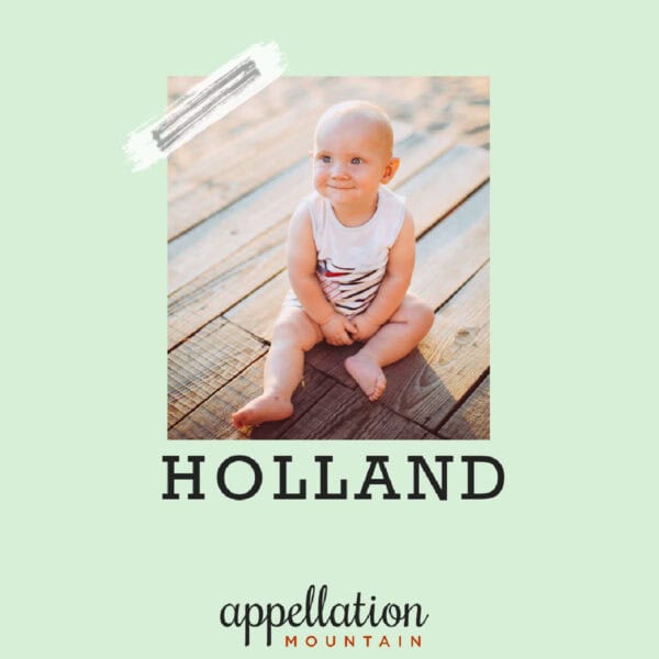 baby name Holland