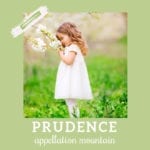 Baby Name Prudence: Vintage Virtue Revival