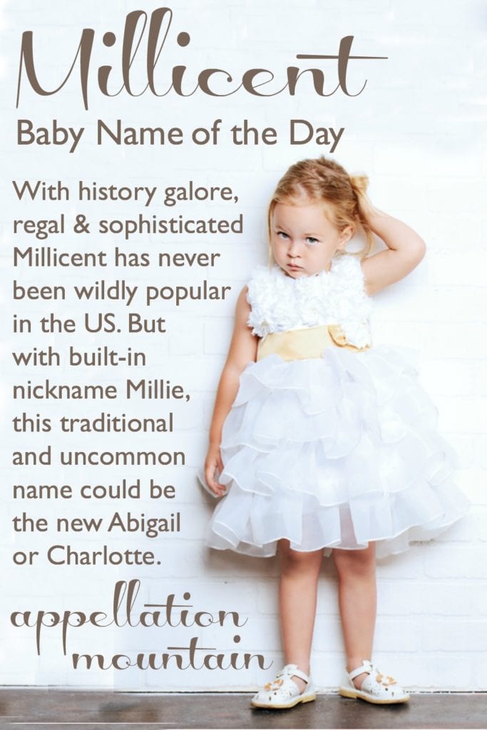 Millicent: Baby Name of the Day