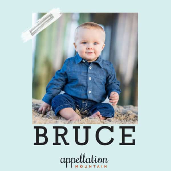 baby name Bruce