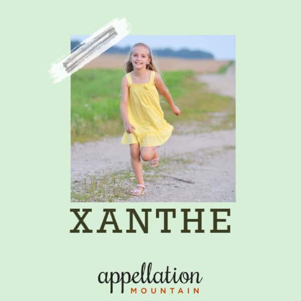 baby name Xanthe