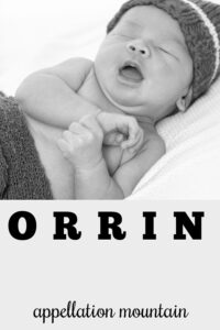 baby name Orrin