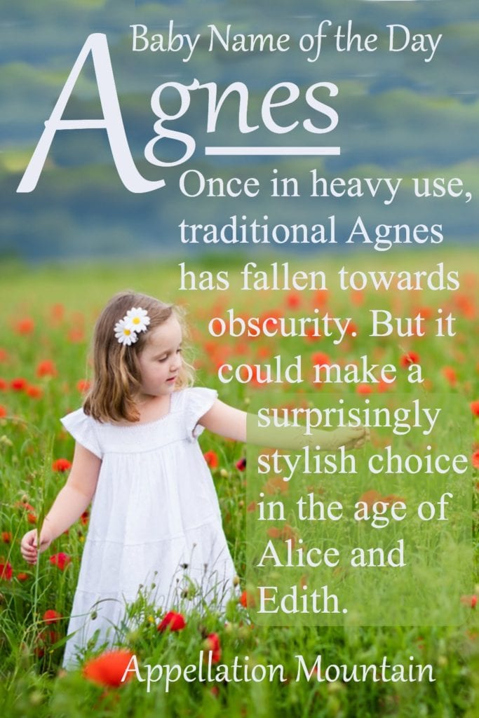 Agnes: Baby Name of the Day