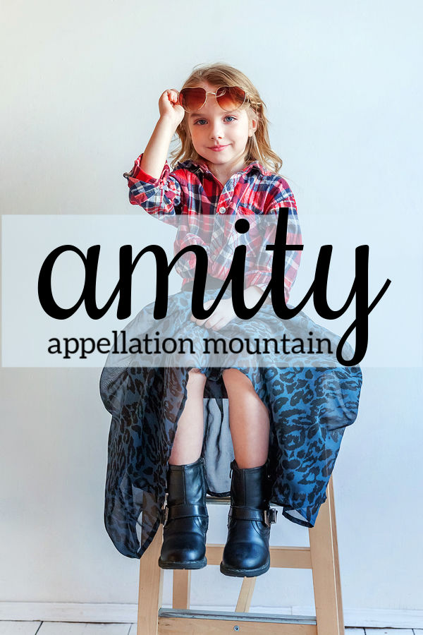 Amity: Baby Name of the Day