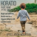 Horatio: Baby Name of the Day