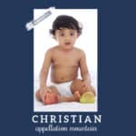 baby name Christian