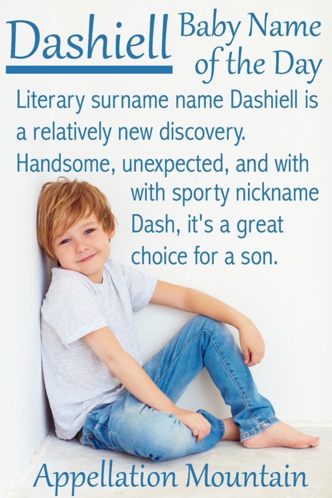 Dashiell: Baby Name of the Day