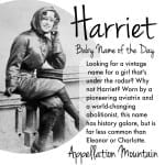 Harriet: Baby Name of the Day