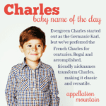 Charles: Baby Name of the Day