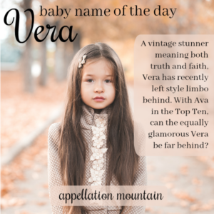 Vera: Baby Name of the Day