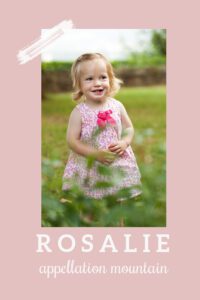 baby name Rosalie
