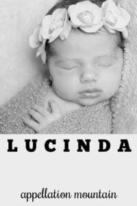 baby name Lucinda