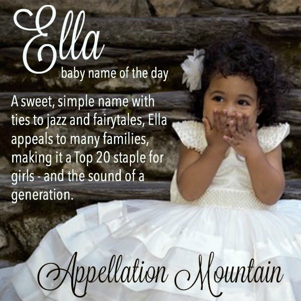 Ella: Baby Name of the Day