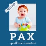 baby name Pax