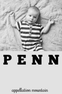 baby name Penn