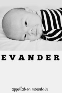 baby name Evander