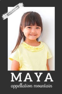 baby name Maya