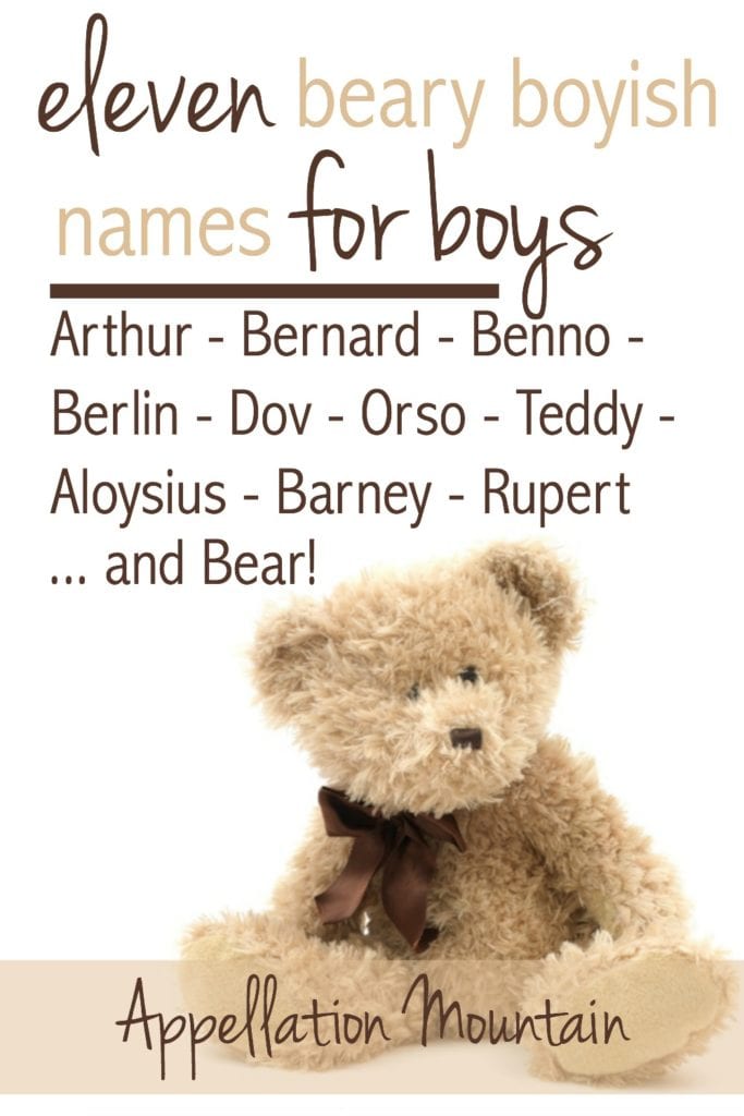 teddy bear names list