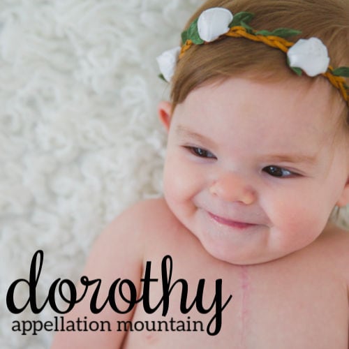 Formal Names for Rory: Aurora, Marjorie, Lorelai - Appellation Mountain