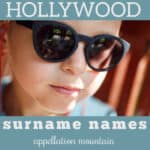 Hollywood surname names