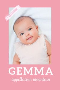 baby name Gemma