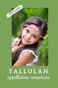 baby name Tallulah