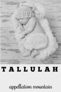 baby name Tallulah
