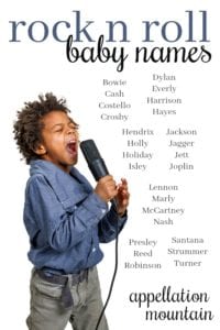 Rock Star Baby Names