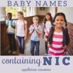 Names Containing Nic: Nico, Nicholas, Veronica