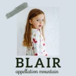 baby name Blair