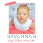 Baby Name Savannah: Southern and Summery