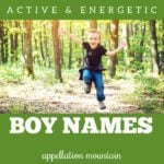 Action Verb Names for Boys: Chase and Sway
