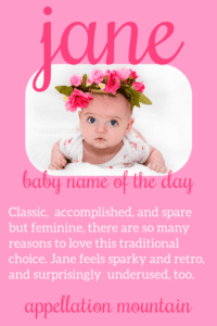 baby name Jane