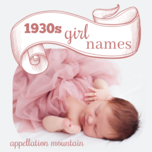1930s names for girls