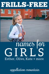 frills free names for girls