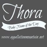Thora: Baby Name of the Day