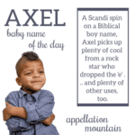 Axel: Baby Name of the Day