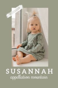 baby name Susannah