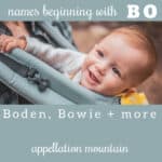 Names that Start with Bo: Boden, Bowie and more