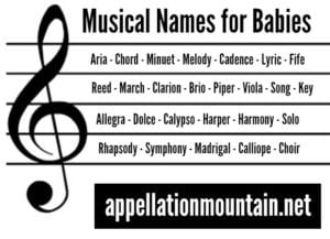 Musical Baby Names