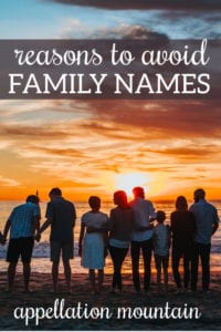 avoid family names