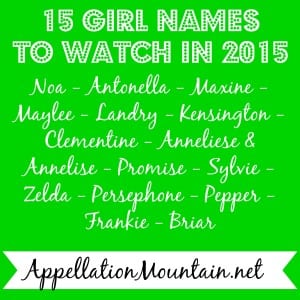 15 Girl Names