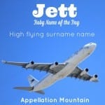 Jett: Baby Name of the Day