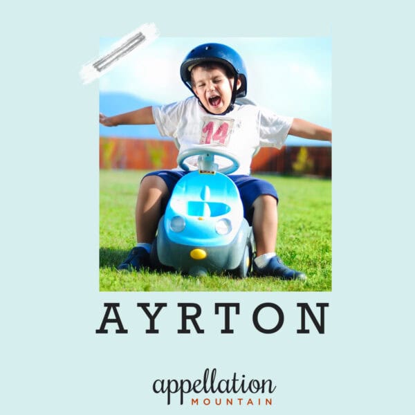 baby name Ayrton