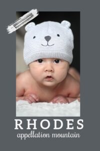 baby name Rhodes