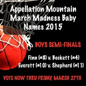 March Madness baby names