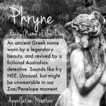 Phryne: Baby Name of the Day